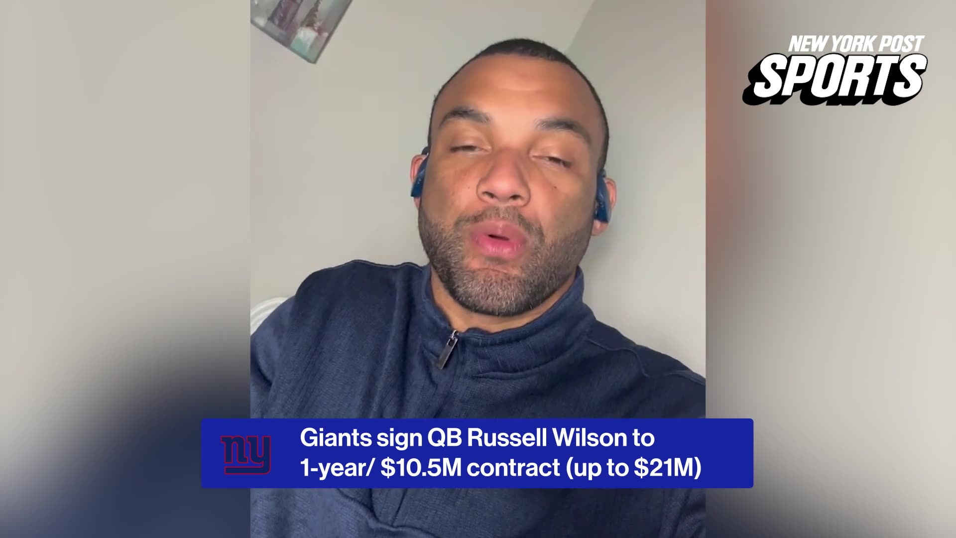 NY Post's Paul Schwartz & Brandon London breakdown Giants signing Russell Wilson