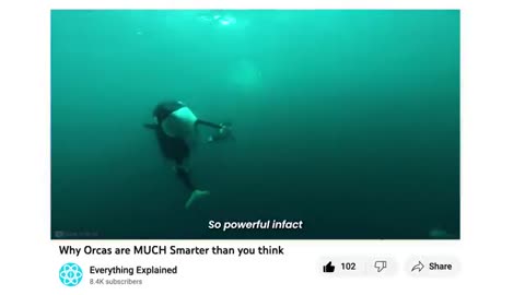 Under water