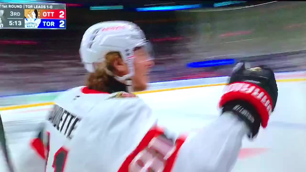 Senators RW #81 Adam Gaudette 🥅(1)🏒Tip-In Goal