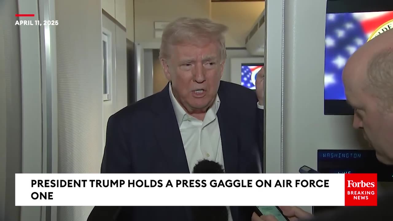 Trump Discusses Next Steps For Tariffs On China: ‘I Think Something Positive Is Going To Come Of It’