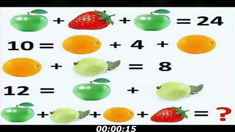 Fruits puzzle: Fruits, fruits and more fruits... Pay attention, it looks easy but isn't!