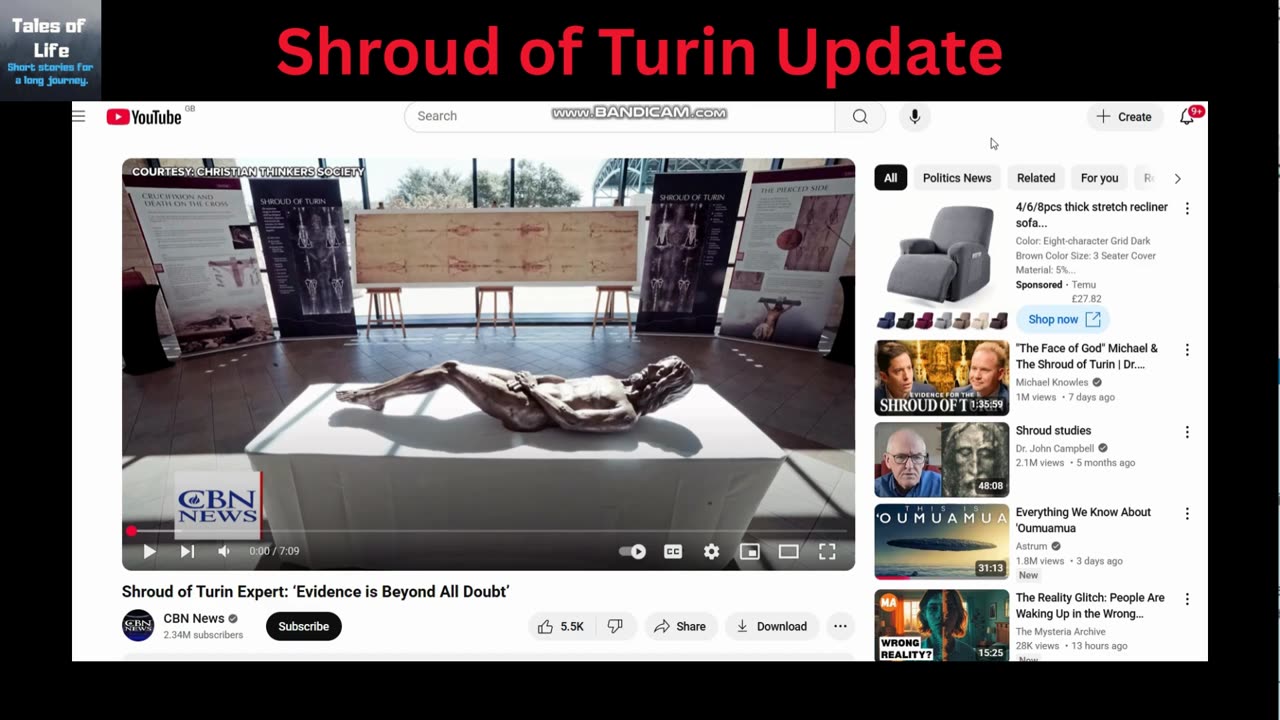 Shroud of Turin update