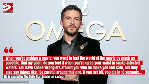 Jonathan Bailey was told he would "die in 10 seconds" if a snake bit him.