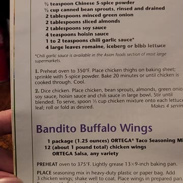 Recipe for Bandito Buffalo Wings