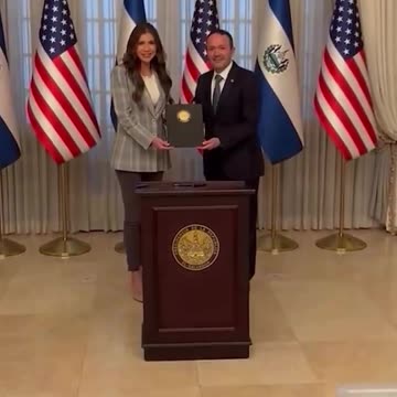 Kristi Noem visits CECOT in El Salvador