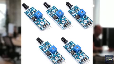 Oiyagai 5pcs IR Flame Sensor Module Detector Smartsense for Temperature Detectin