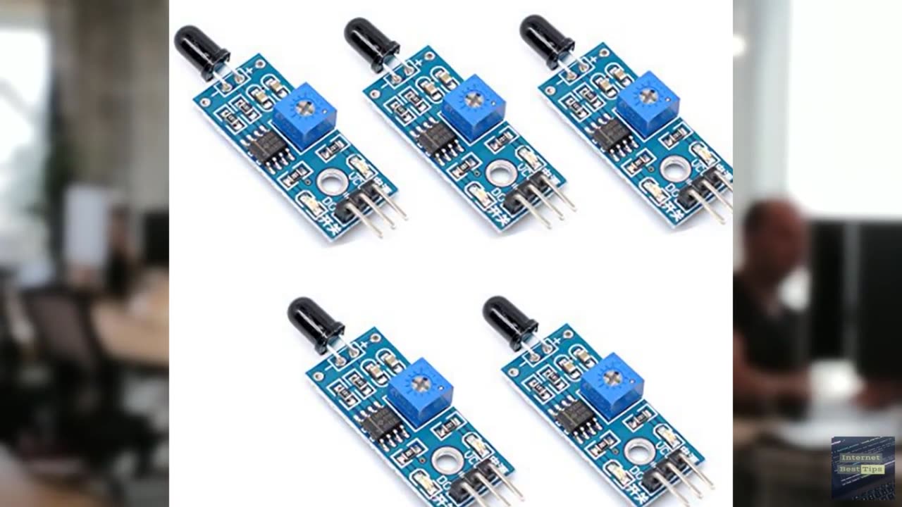 Oiyagai 5pcs IR Flame Sensor Module Detector Smartsense for Temperature Detectin