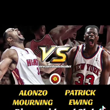 ALONZO MOURNING VS PATRICK EWING