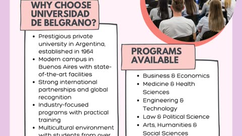 Study at Universidad de Belgrano with Divine Associates Ltd – Apply Now