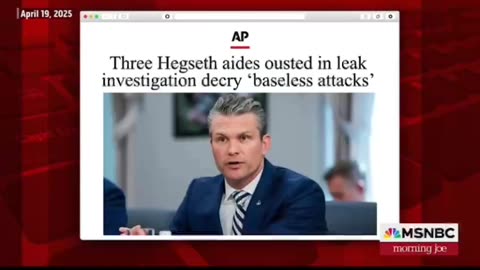 They are still going after Pete Hegseth