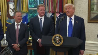 President Trump Delivers a Sports Announcement
