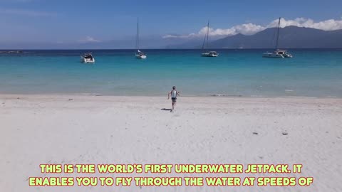 Fly Through Water ~ First-Ever Underwater Jetpack! ~ CudaJet