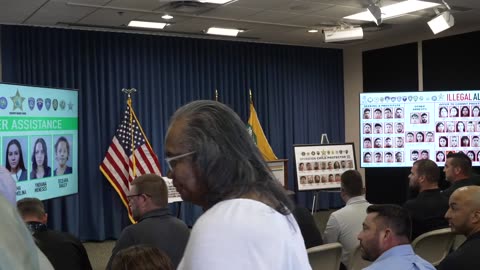 AG James Uthmeier and Sheriff Grady Judd announce results of Operation Fool Around and Find Out Again.