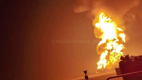 Kavkazskaya oil storage facility Still Burning 5 Days Later