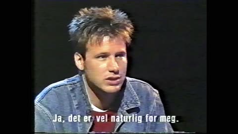 Corey Hart interview Norway 1986