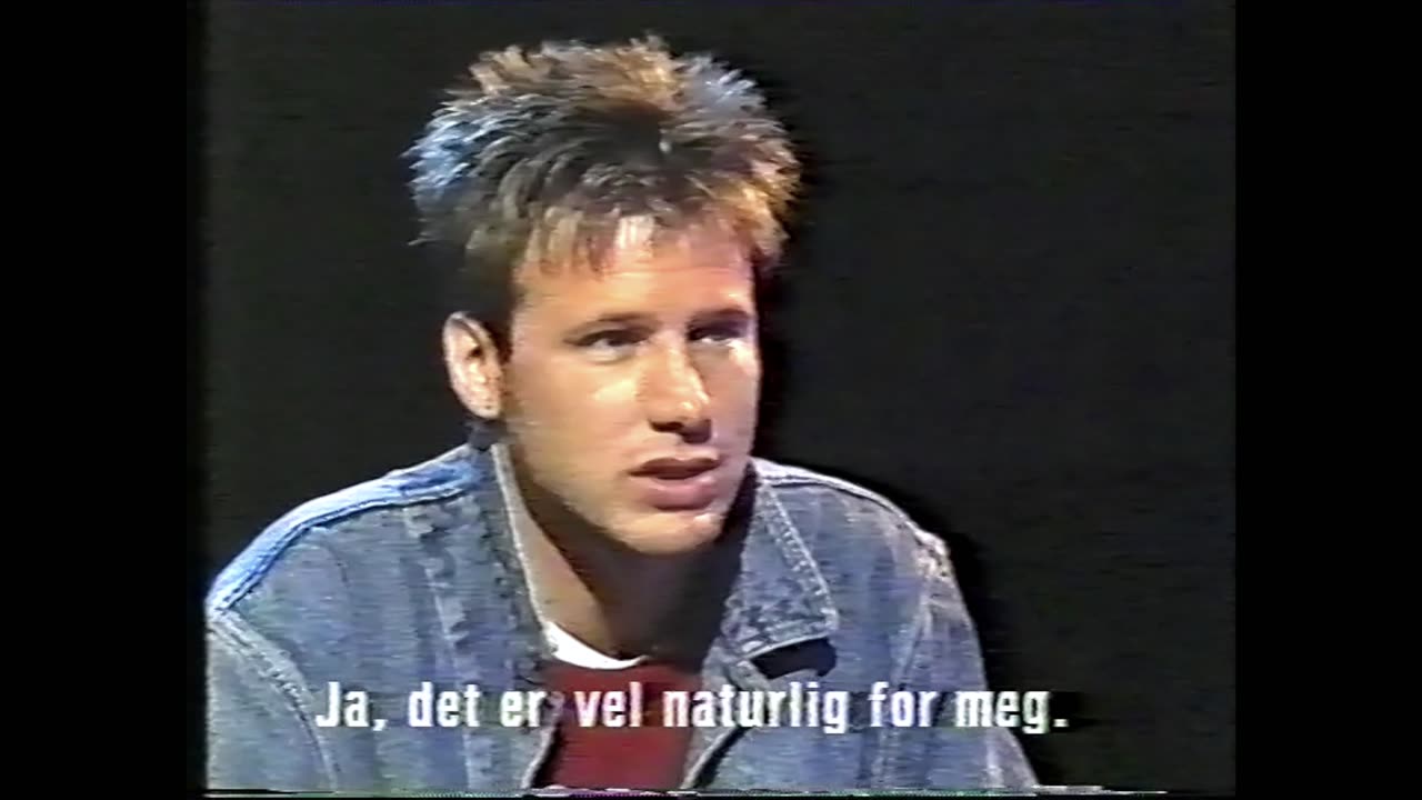 Corey Hart interview Norway 1986
