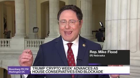 Crypto bills are on a "good path" to passing, according to Rep. Flood.