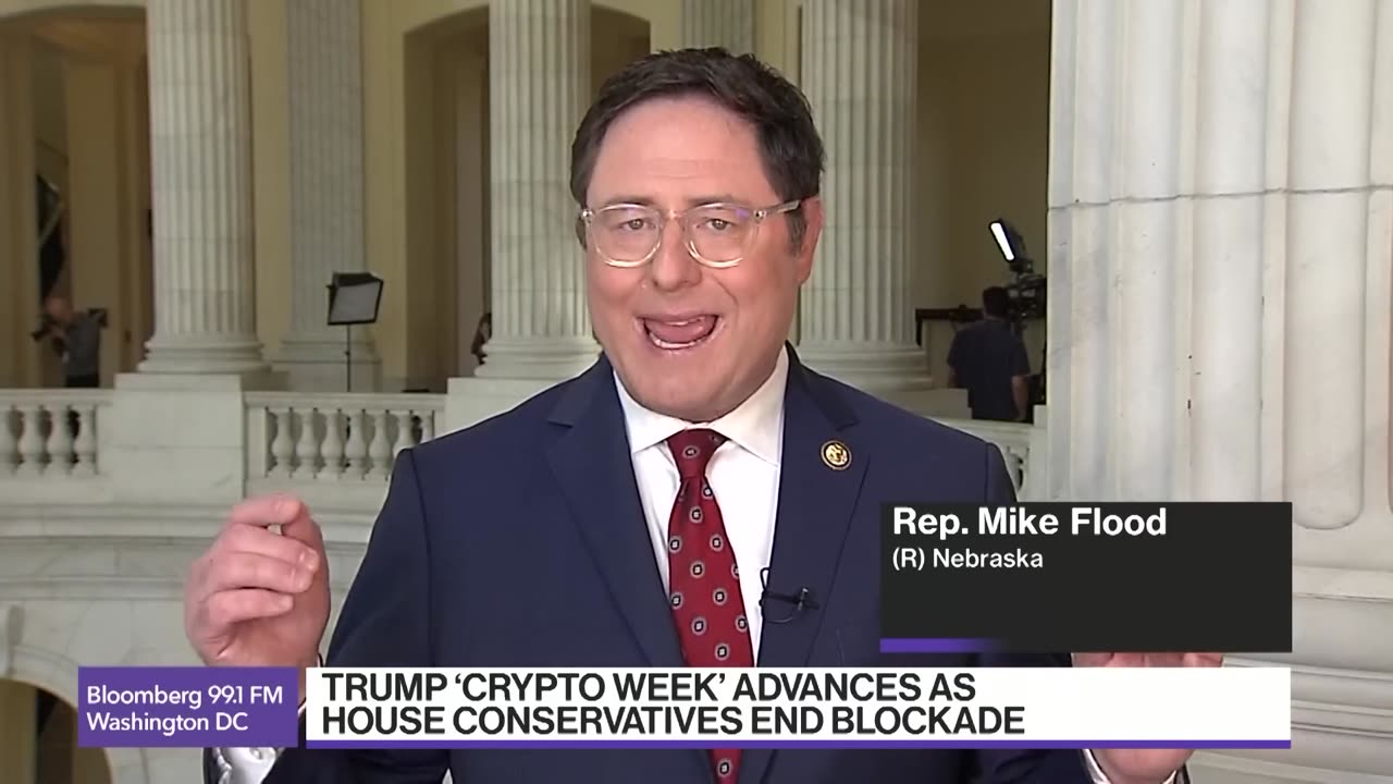 Crypto bills are on a "good path" to passing, according to Rep. Flood.
