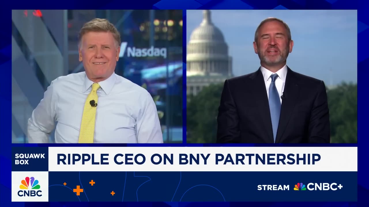 The CEO of Ripple has partnered with BNY to act as the stablecoin custodian.