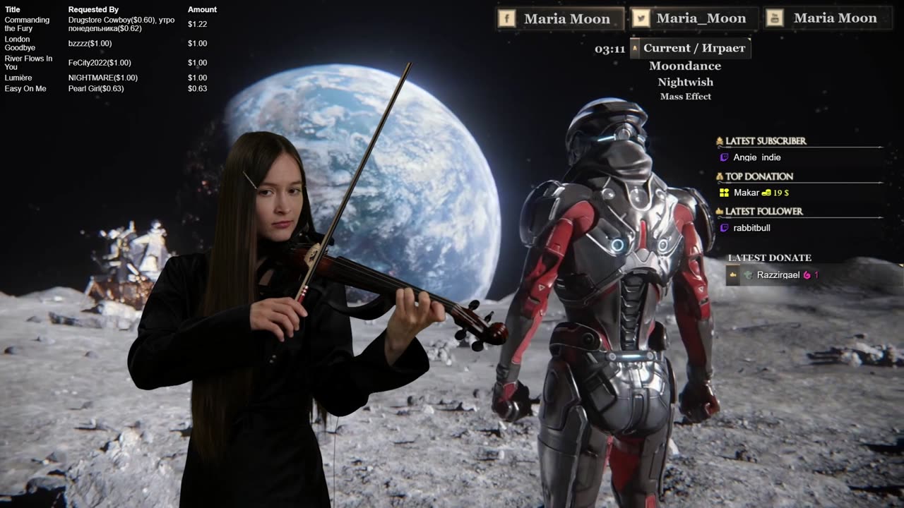 😱 This is NOT a synthesizer! Nightwish - Moondance live on violin (you're not ready!)🎻