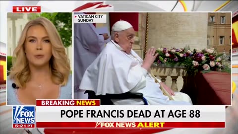 White House Press Secretary Karoline Leavitt Responds to News of Pope's Death