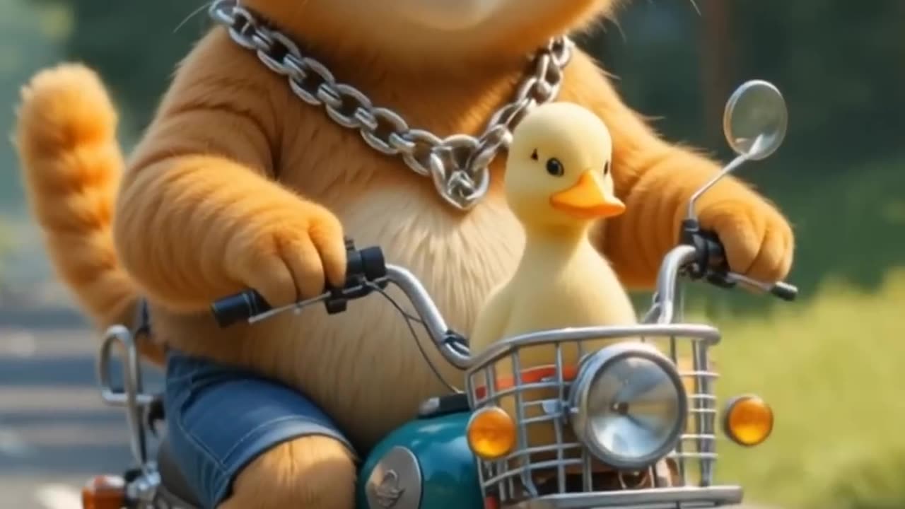 Ai animation cat video