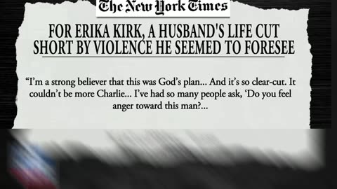 BREAKING: In a New York Times interview this morning, Erika Kirk