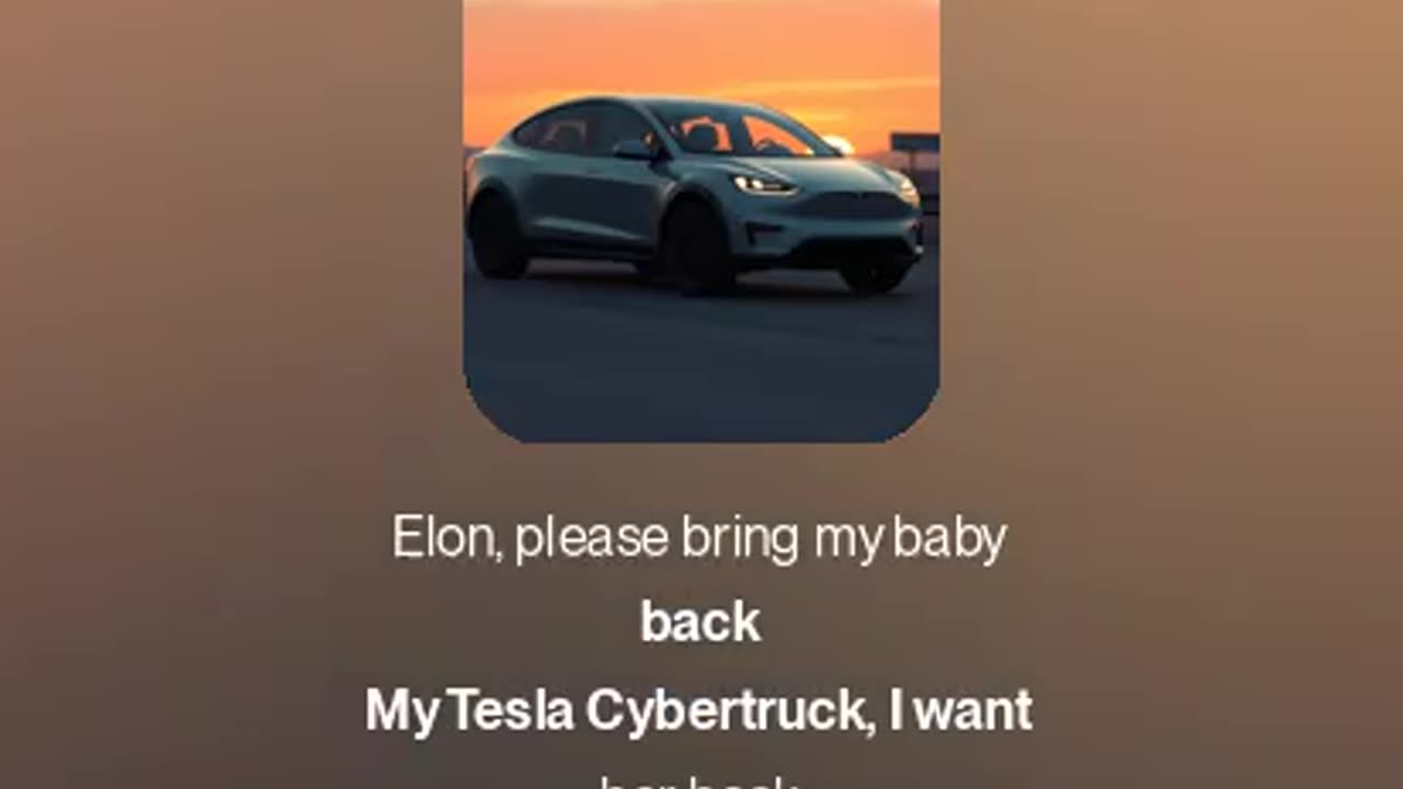 Elon, My Cybertruck Left Me