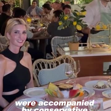 Ivanka Trump, and Theo Von Attend Exclusive Conservative Dinner Party - WorldEye