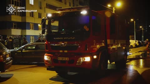 Russians struck residential buildings in the Slobidskyi district of Kharkiv