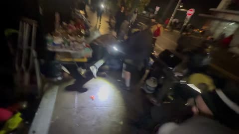 MAGA MOUNTAIN - Stood up and defended a woman from an Antifa attack.