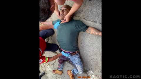 Unsuspecting Cop Gets Shot