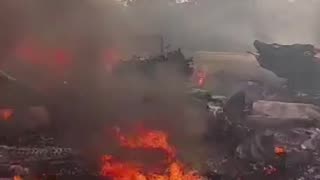 Sudanese Rebels Shoot Down a Russian IL-76 Heavy Transport Aircraft