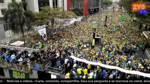 Manifestação na Av. Paulista - Ao vivo - 07 de Setembro