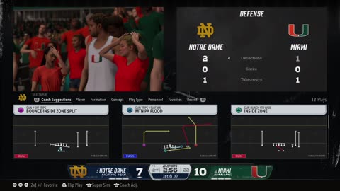 College football 26 Notre Dame @ Miami Week 1 - HDR
