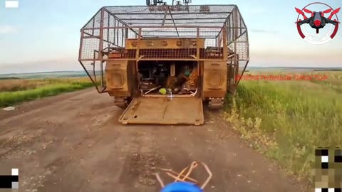 Blasting apart the M113 APU BTR.