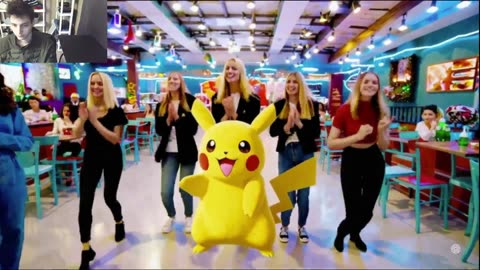 Pikachu The Pokemon Dancing With Women At A Mexican Restaurant Fake Funny Parody Video