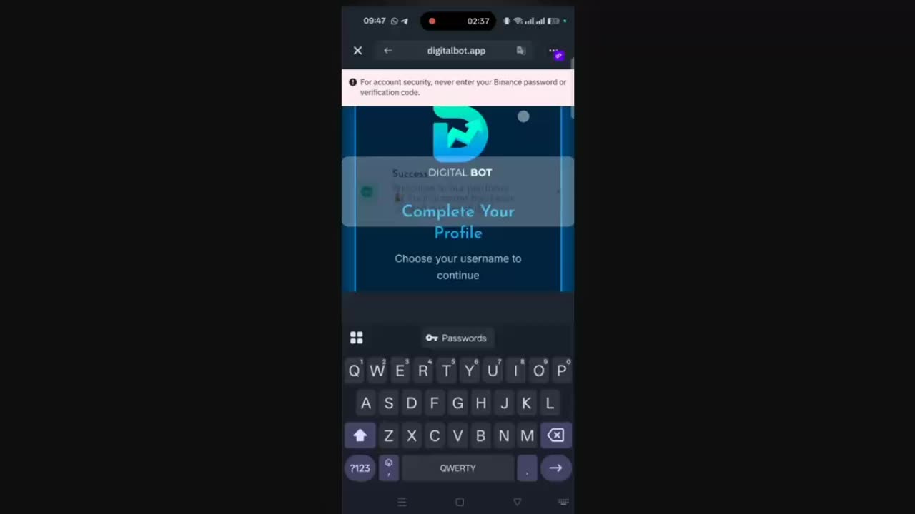 DIGITAL BOT ວິທີສ້າງກະເປົາແລະວິທີສະມັກ ດີຈີຕອລບ໋ອດ TOP TEAM ROB BUSER