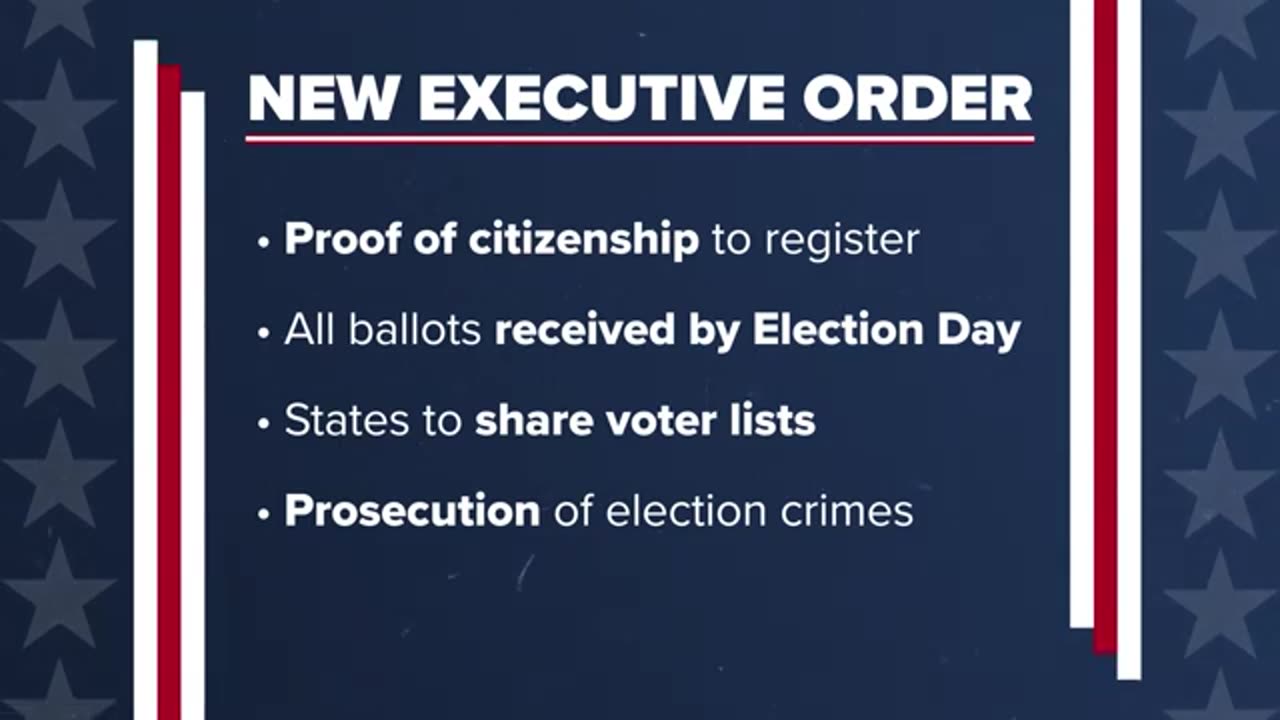 Trump signs executive order adding new requirements to vote in federal elections