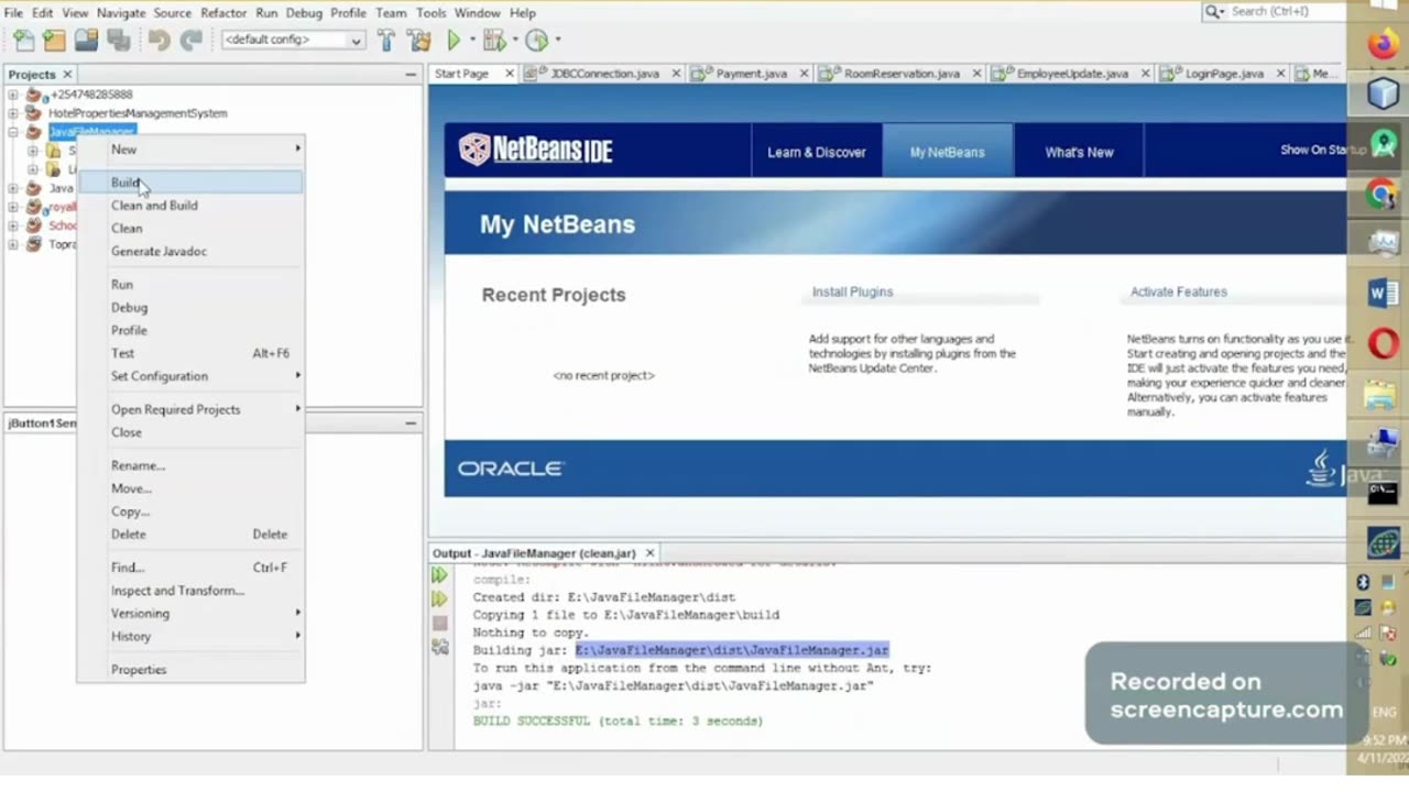 Student Work(Assignment) | CECS 277 Java Swing GUI – File Manager Assignment | CSU Long Beach