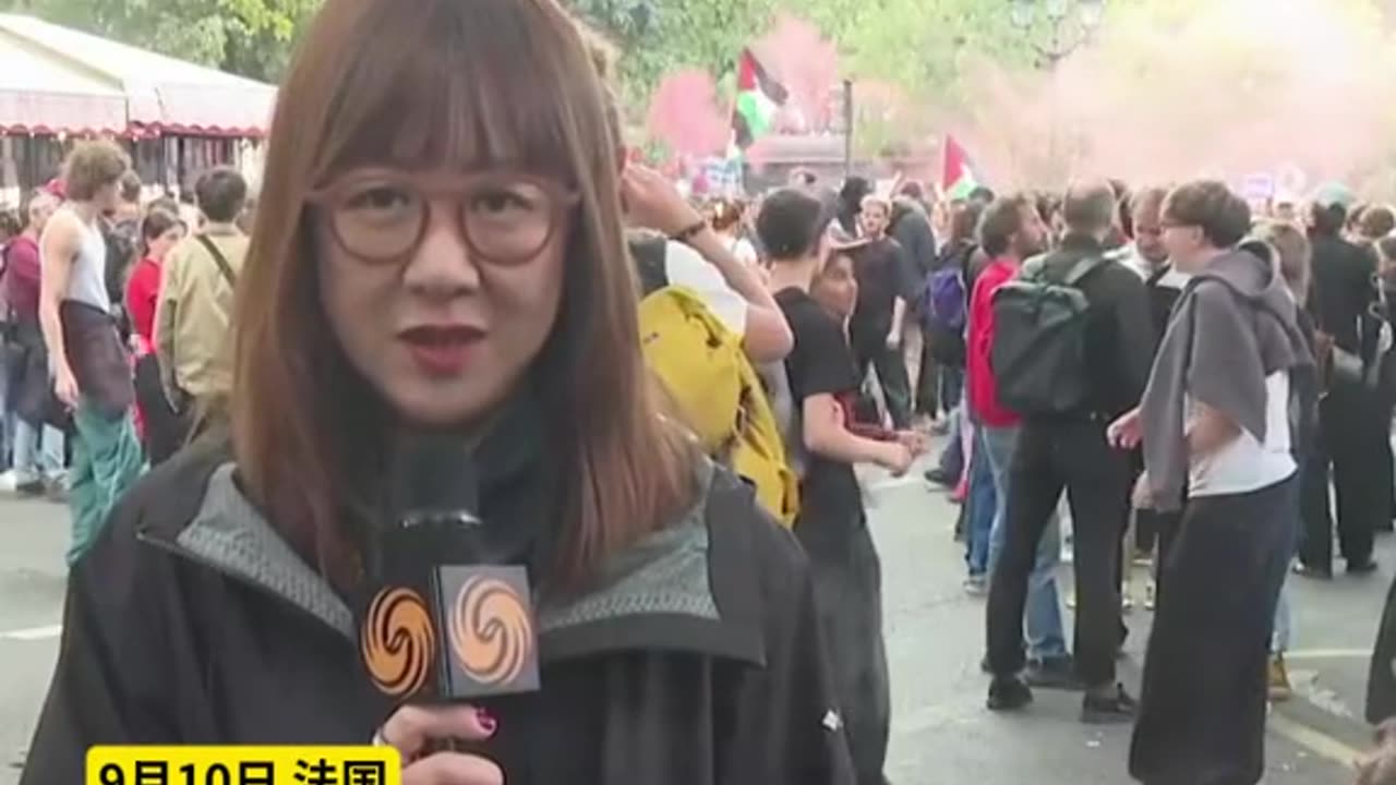 法国多地爆发大示威抗议削减财政支出数百抗议者被