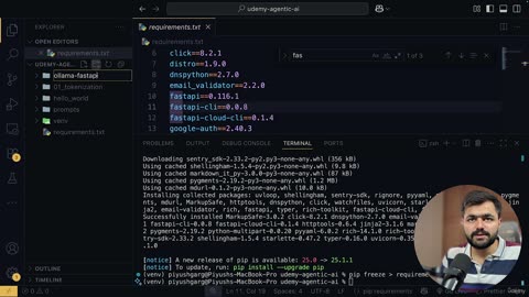 18.5 -FastAPI Environment Setup & Dependencies