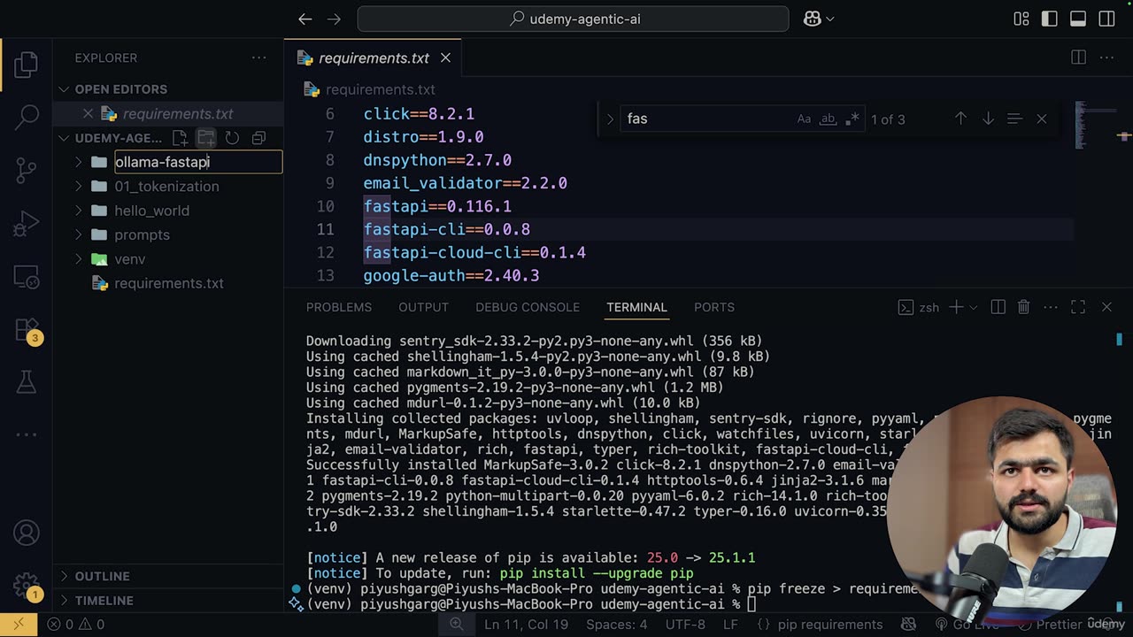 18.5 -FastAPI Environment Setup & Dependencies