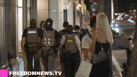 FBI and DEA Agents Roamed the Streets of Washington DC Last Night per President Trump’s Orders