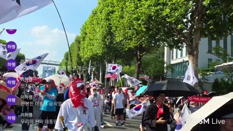 17TH 자유심장 서초. 자유의 열기는 트럼펫 선율을따라 아스팔트를 열광 시키다, 그날 향해 가자, 싸워 승리하자. MD-61 오늘도 안녕하시나요 ?