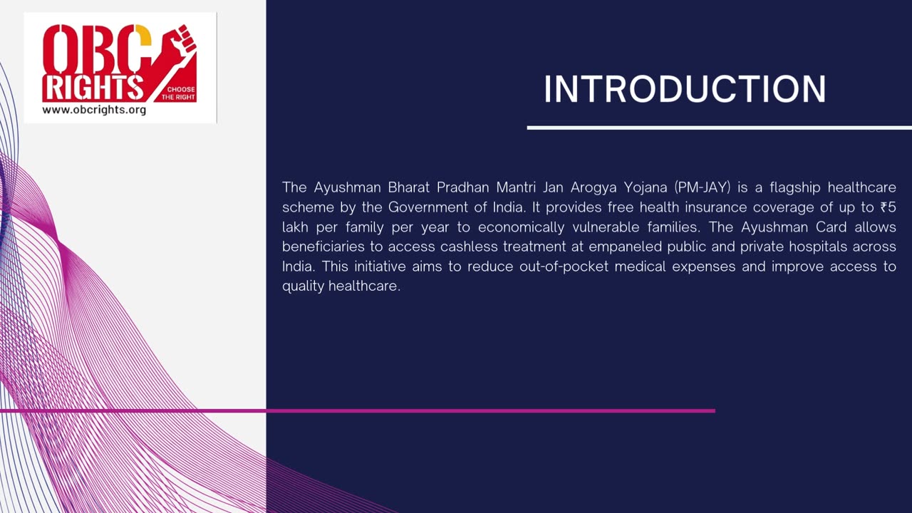 Ayushman card A Government of India Venture