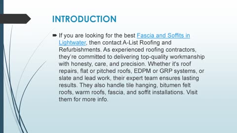 Best Fascia and Soffits in Lightwater