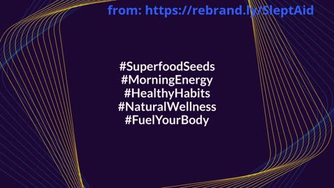 Energize Your Mornings with Superfood Seeds That Work Fast
