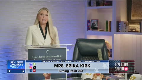 MRS. ERIKA KIRK, CHARLIE KIRK’S WIFE, ADDRESSES THE NATION