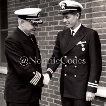 Lieutenant John Fitzgerald Kennedy receives The Purple Heart.